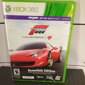 Forza Motorsport 4 Essentials Edition Xbox 360 Video Game Complete With Case & D